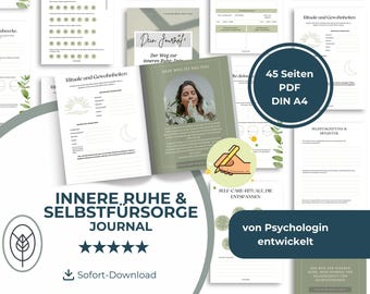 Werkboek voor Innerlijke Rust & Zelfzorg (digitale pdf): Mindfulness, Stress, Routines, Zelfliefde, Mentale Gezondheid, Ontspanning