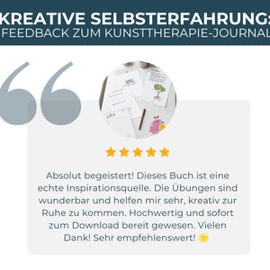 Digitales Kreatives Journal PDF mit kunsttherapeutischen Übungen, kreativen Prompts und Arbeitsblättern für intuitive Entspannung und Selbsterkenntnis. Expressives Malen und Kunsttherapie-Workbook für mentale Gesundheit, Stressabbau, Achtsamkeit und Emotionen verarbeiten. Idealer digitaler Download und Printable Journal für Selfcare, Schreibtherapie, Seelenarbeit, Psychologie-Tools, Art Journaling und persönliches Wachstum.