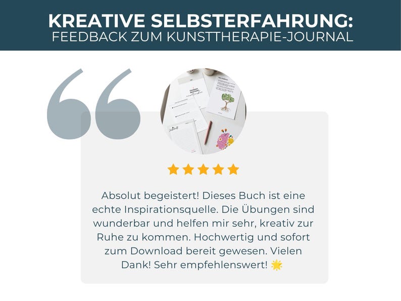 Digitales Kreatives Journal PDF mit kunsttherapeutischen Übungen, kreativen Prompts und Arbeitsblättern für intuitive Entspannung und Selbsterkenntnis. Expressives Malen und Kunsttherapie-Workbook für mentale Gesundheit, Stressabbau, Achtsamkeit und Emotionen verarbeiten. Idealer digitaler Download und Printable Journal für Selfcare, Schreibtherapie, Seelenarbeit, Psychologie-Tools, Art Journaling und persönliches Wachstum.