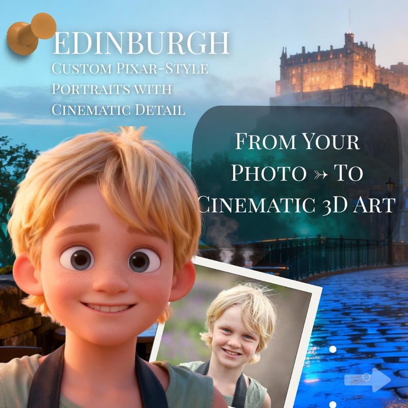 Custom Pixar 3D Portrait | Ai Animated Video | Art From Your Photo ...