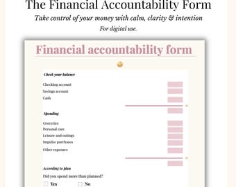 Luxury Budget Planner Printable – A5 Money Tracker for Organized Finances | Blush Pink edition |