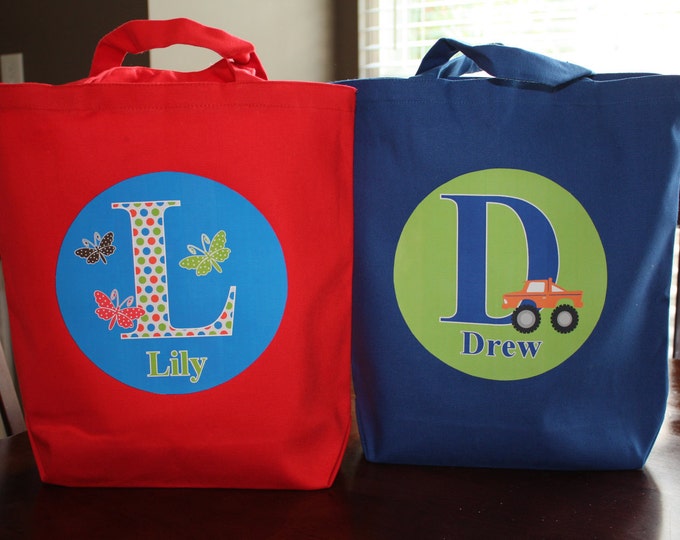 Large Personalized Tote Bag Etsy