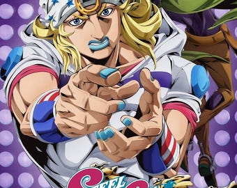 Póster de JoJo Steel Ball Run: Johnny Joestar y Gyro Zeppeli (Descarga digital)