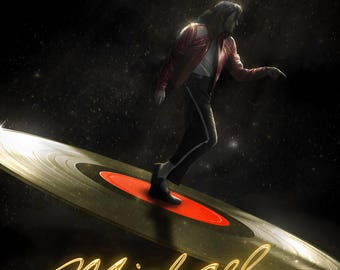 Michael 2026 Cartel de la película Jaafar Jackson Michael Jackson (Descarga digital)