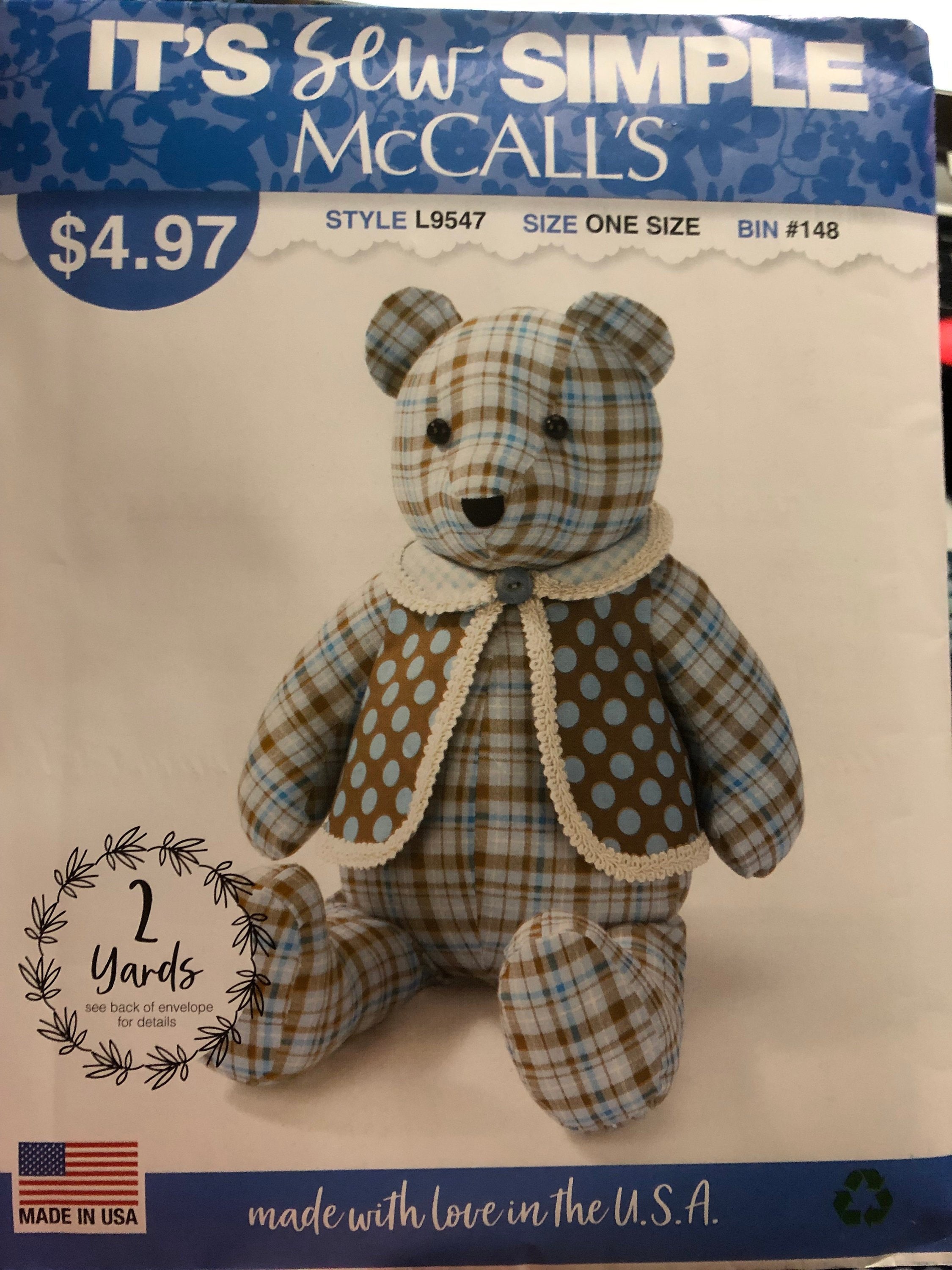 20+ of the cutest teddy bear sewing patterns - Swoodson Says