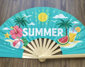 Bulk Personalized Kung Fu Clack Fans - Custom Bamboo Folding Fans