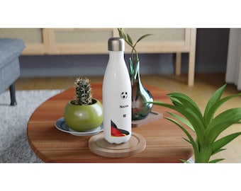 Personalized World Cup stainless steel bottle – Choose your country, name and player number