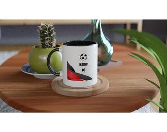 Personalized World Cup fan mug – Choose your favorite country and your name!