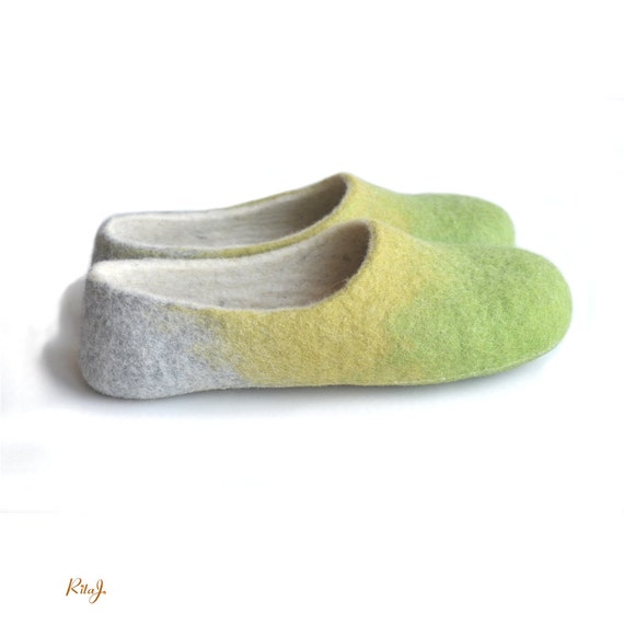 yellow earth slippers