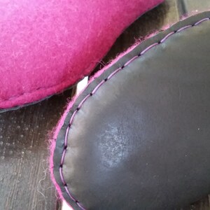 fatface grey fifi felted house shoes