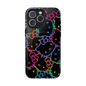 Funda para iPhone con estampado de Hello Kitty neón imagen 7