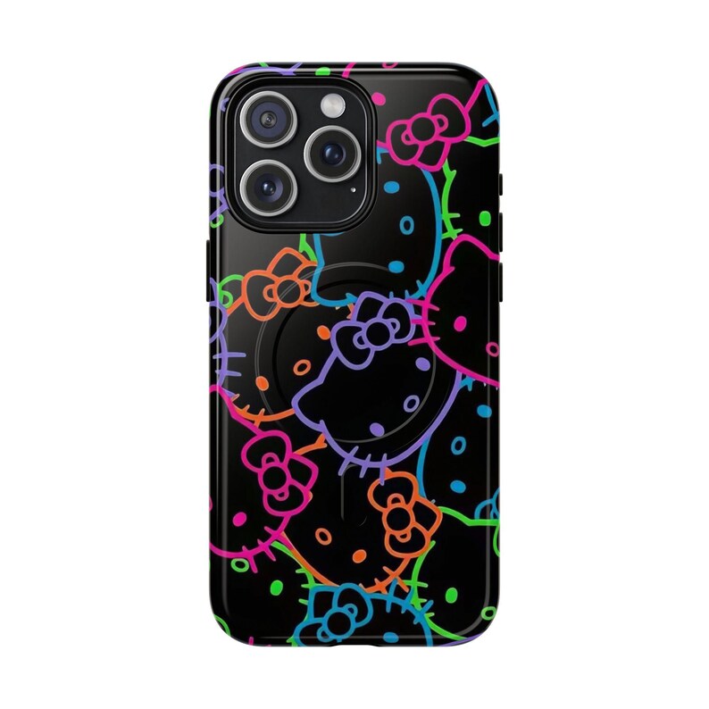 Funda para iPhone con estampado de Hello Kitty neón imagen 7