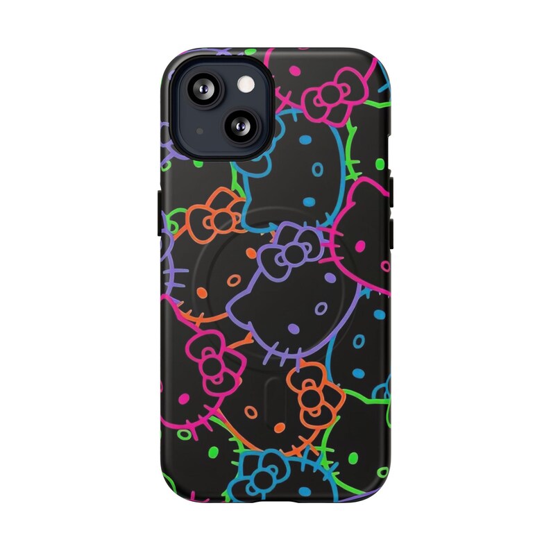 Funda para iPhone con estampado de Hello Kitty neón imagen 17