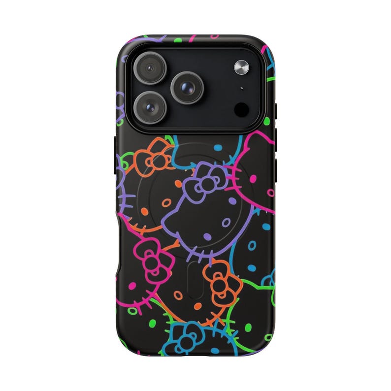 Funda para iPhone con estampado de Hello Kitty neón imagen 15