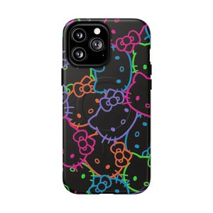Funda para iPhone con estampado de Hello Kitty neón imagen 19