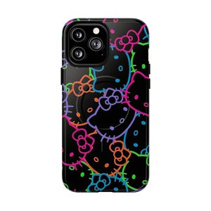 Funda para iPhone con estampado de Hello Kitty neón imagen 20