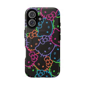 Funda para iPhone con estampado de Hello Kitty neón imagen 14
