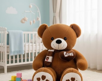 Kuscheltier Teddybär: Kuscheltier, Kuscheltier, 80 cm