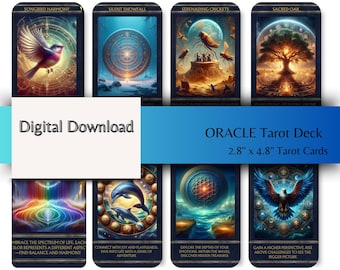 Baraja de Oráculo Zen / Cartas de Adivinación de Espíritus de la Naturaleza (Descarga digital)