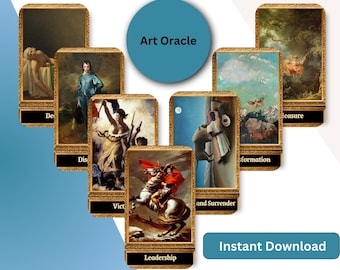 Baraja de Oráculo de Bellas Artes: Adivinación con Pintura Clásica (Descarga digital)