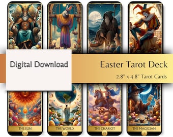 Easter Tarot Deck: 78 Springtime Cards for Divination (Digital Download)
