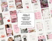 SMM Essential Kit Canva | 4-in-1 Social Media Manager Bundle with Templates Agreement, Pricing Guide, Client Onboarding, Instagram Templates