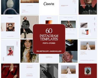 Instagram-sjablonen Canva Social Media Manager | Maker van redactionele content voor mode: UGC | Aesthetic Expert Personal Brand Kit