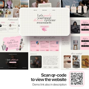 Social Media Portfolio Canva Website | UGC Ersteller Content Ersteller Landing Page + 250 Faceless Reels Videos Bild 3