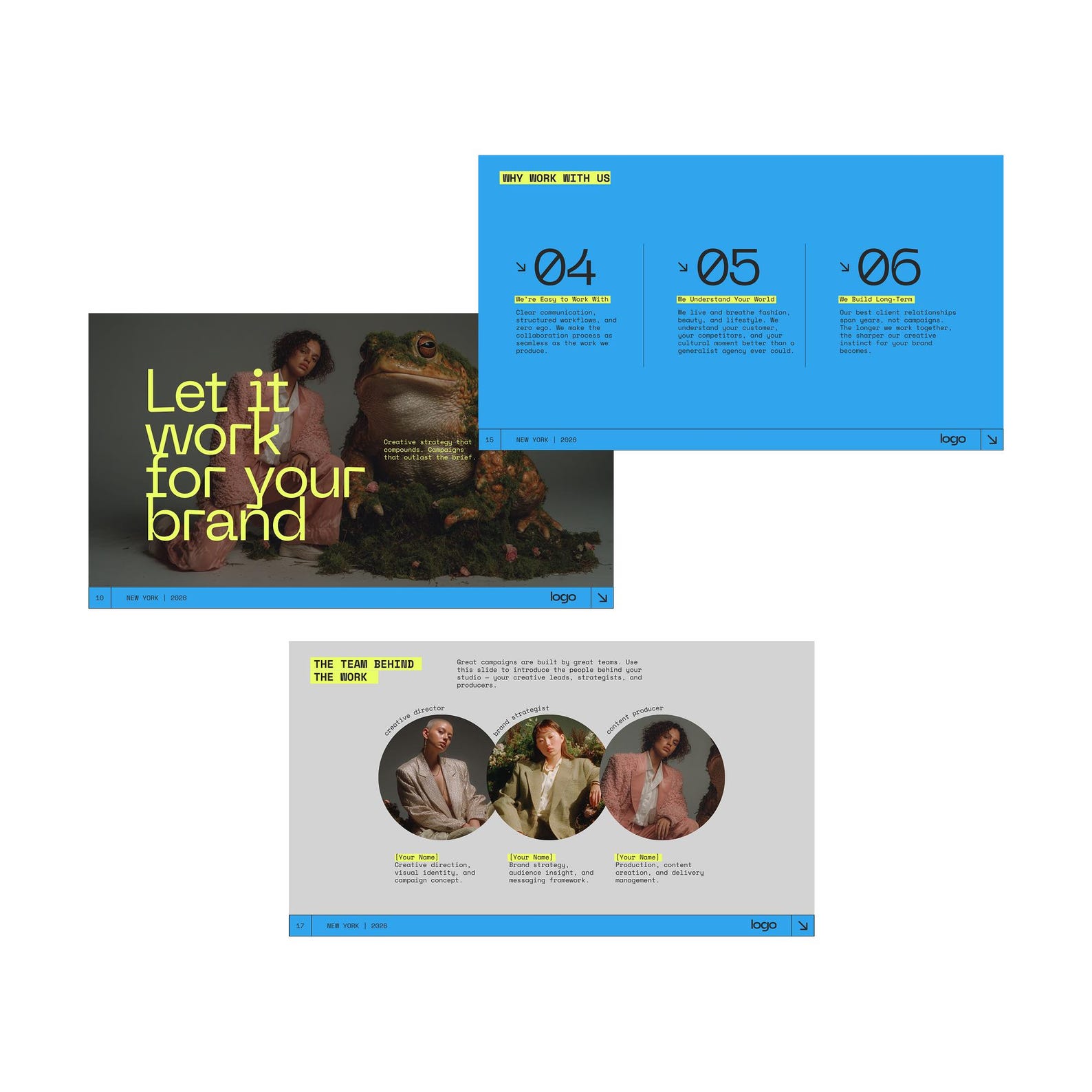 Creative Pitch Deck Canva Template | Agency and Freelancer Presentation ...