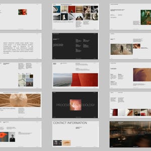 Creative Agency Client Proposal Canva template featuring 39 editable slides for presenting projects and services to clients.