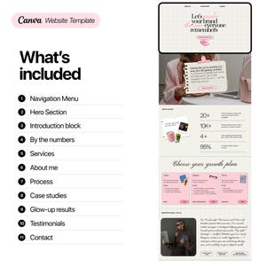 Social Media Portfolio Canva Website | UGC Ersteller Content Ersteller Landing Page + 250 Faceless Reels Videos Bild 2