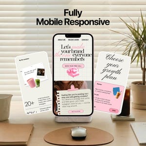 Social Media Portfolio Canva Website | UGC Ersteller Content Ersteller Landing Page + 250 Faceless Reels Videos Bild 4