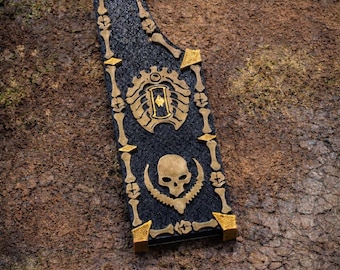 Medidor/Regla de Combate de 3" para AoS. Accesorios para juegos de Batalla y RPG.