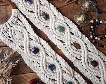 Macramé Chakra Wall Hanging | Meditation | Spiritual | Yoga Décor