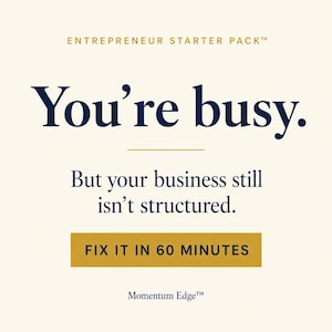 Entrepreneur Starter Pack™ — Build Business Structure in Under 60 Minutes | Printable PDF Bundle | Instant Download