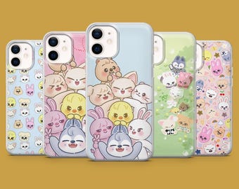 SKZOO Phone Case Kpop Animal Cover for for iPhone 17, 17Pro, 16, 15, 14, 13, 12, Samsung S26, S25, S24, S23, A16 Pixel 10A, 10Pro, 9A