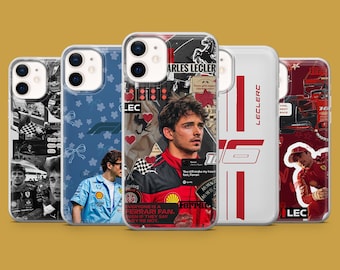 Charles Leclerc Phone Case Formula Racing Cover for 17 Pro, 16, 15, 14, 13, 12, Samsung S26, S25, S24, S23, S22, A56, Pixel 10A, 10Pro, 9A