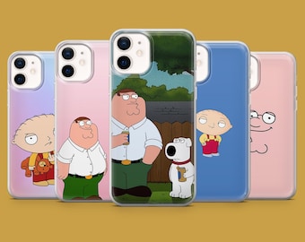 Family Guy Phone Case Stewie Peter Griffin Cover for iPhone 17, 17Pro, 16, 15, 14, 13, 12, Samsung S26, S25, S24, S23, A16 Pixel 10A, 10, 9A
