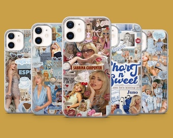 Sabrina Carpenter Phone Case Manchild Popstar Cover for iPhone 17, 17Pro, 16, 15, 14, 13, 12, Samsung S26, S25, S24, S23, A16 Pixel 10A, 9A