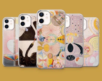 Hilma af Klint Phone Case Abstract Art Cover for iPhone 17, 17Pro, 16, 15, 14, 13, 12, Samsung S26, S25, S24, S23, A16 Pixel 10A, 10Pro, 9A