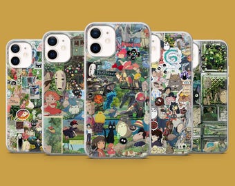 Studio Ghibli Handyhülle Mononoke Chihiros Reise ins Zauberland Für iPhone 17, 17Pro, 16, 15, 14, 13, 12, Samsung S26, S25, S24, S23, A16 Pixel 10A, 9