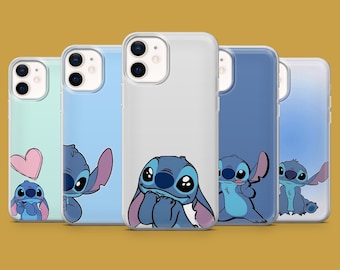 Lilo and Stitch Phone Case Cartoon Ohana Cover for iPhone 17, 17Pro, 16, 15, 14, 13, 12, Samsung S26, S25, S24, S23, A16 Pixel 10A, 10Pro, 9