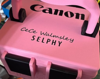 Custom Canon SELPHY CP1500 Carrying Case | Personalized Storage Box | Holds Printer, Paper, Ink & Power Supply