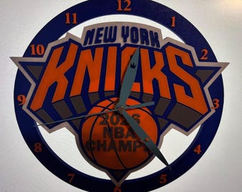 New York Knicks 2026 NBA Champs Clock NY Basketball Fan Gift