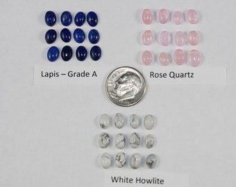 5 x 7 mm Cabochons - Package of 12