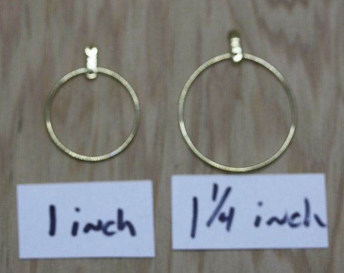 Wire Loops Hamilton Gold Plated (Pkg of 12) - Available in 2 sizes