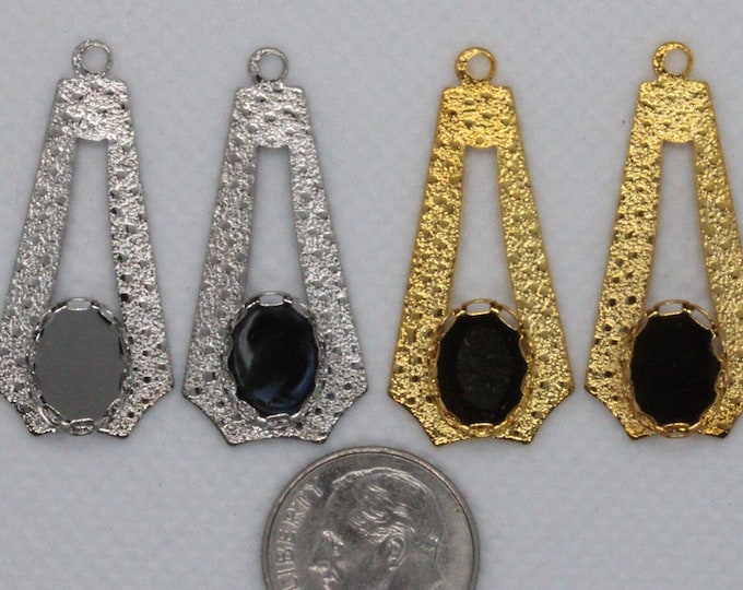 Drop Pendant - Available in Gold or Silver - Pack of 4