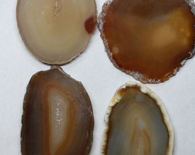 Polished Agate Natural Slab for Necklace or Jewelry Use