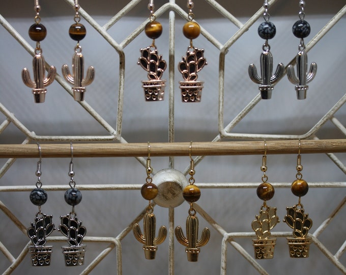 Cactus Collection - 6 different pair of Cactus design Earrings