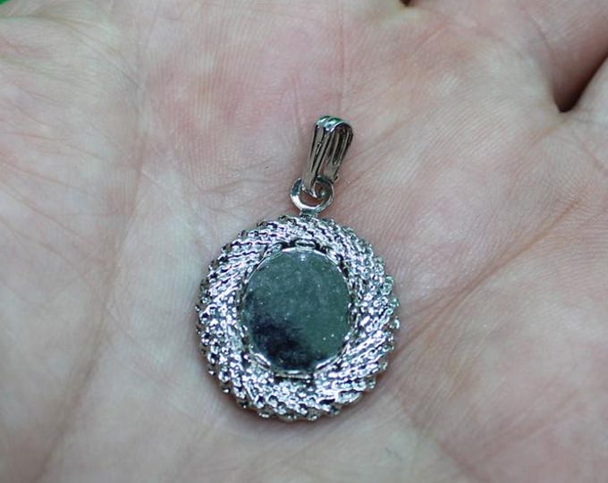 Mesh Style Lacy Bezel 10x12mm Pendant - Pack of 3